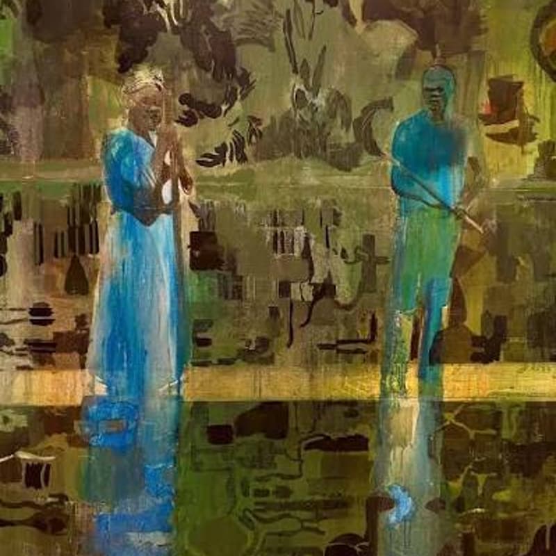 Cover Image for Reconstructing the Landscape: 3-Week Painting Club Inspired by Hurvin Anderson