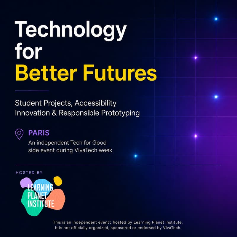 Cover Image for Technology for Better Futures — VivaTech 2026 Side Event