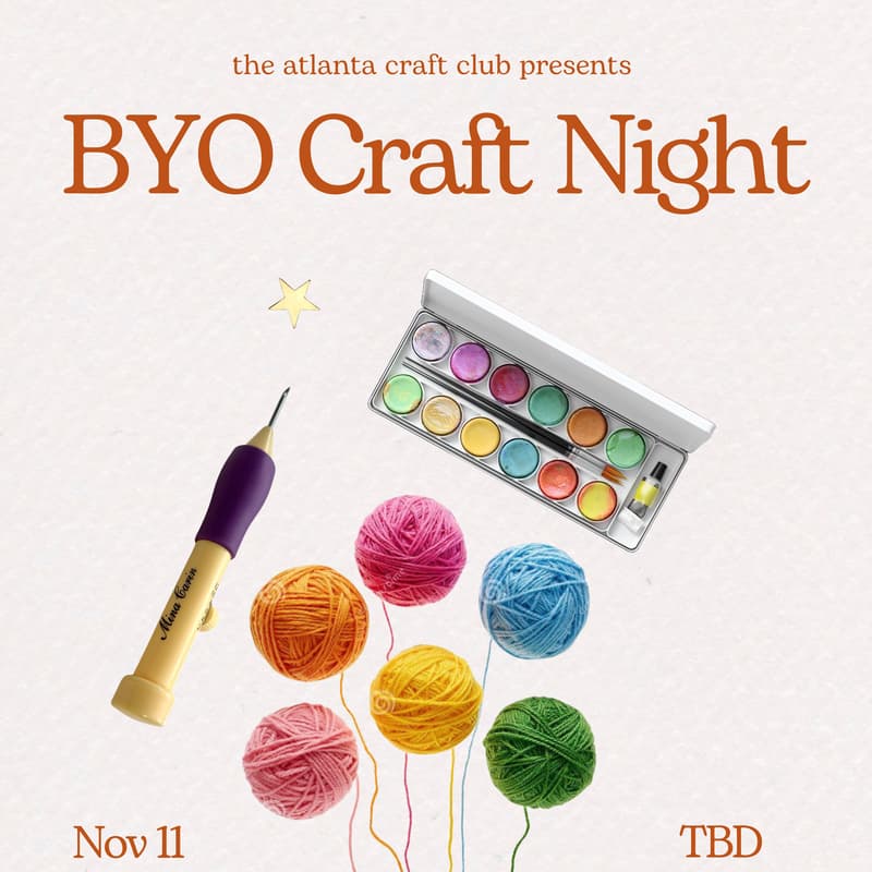 Cover Image for BYO Craft Night