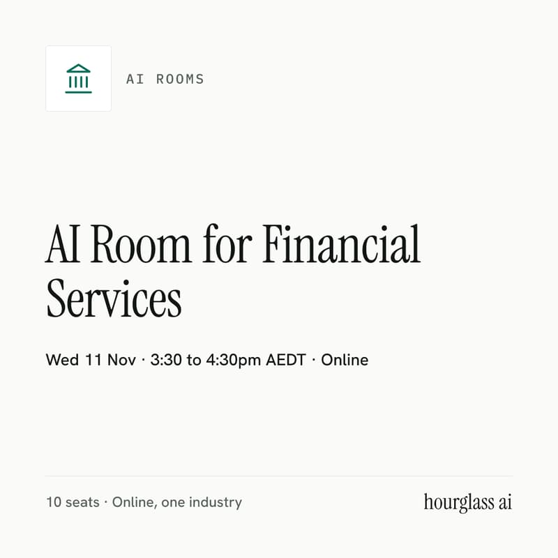 Cover Image for AI Room for Financial Services