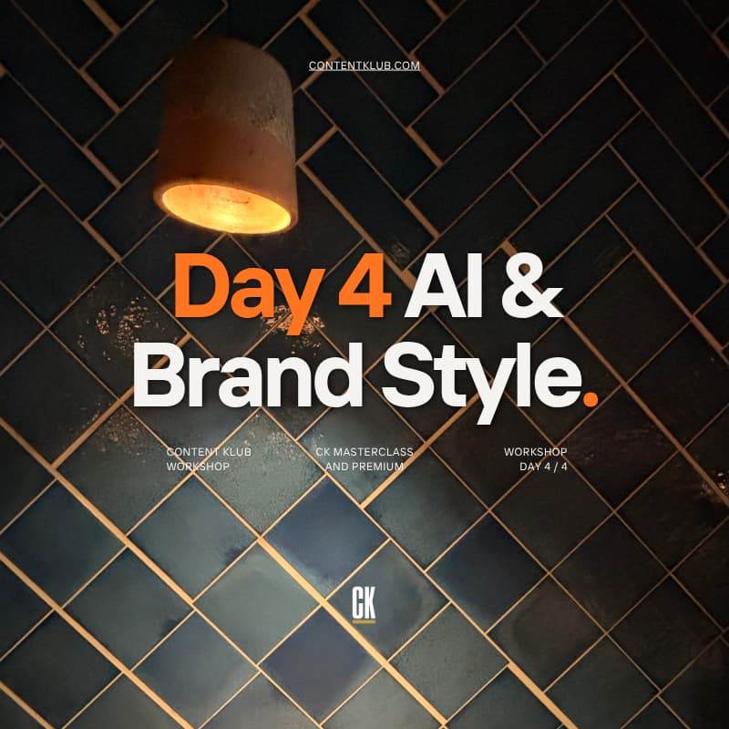 Cover Image for 0 to 10K Followers & Social Monetization / Day 4 — Practical AI & Visual Brand Style