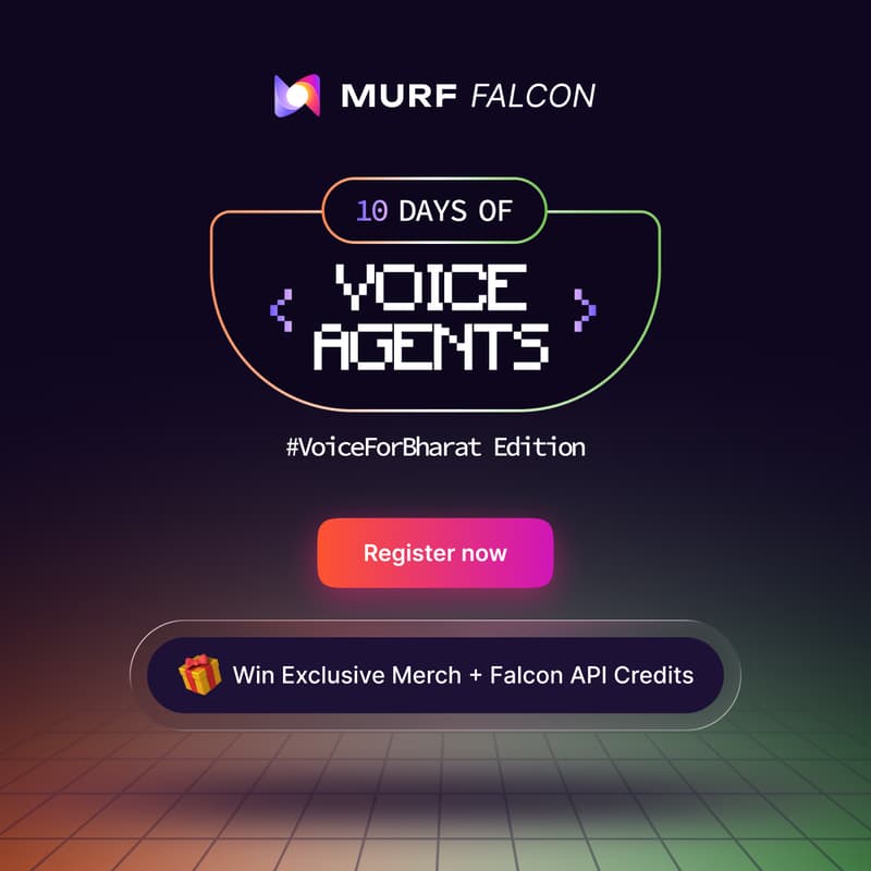Cover Image for 10 Days of AI Voice Agents | Voice for Bharat Edition
