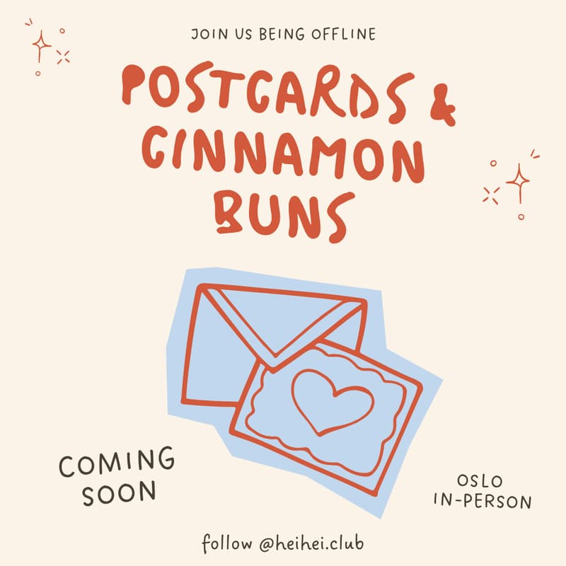Cover Image for Postcards & Cinnamon Buns ✉️
