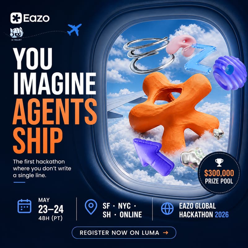 Cover Image for Eazo.ai Hackathon. Win $300K in CASH.
