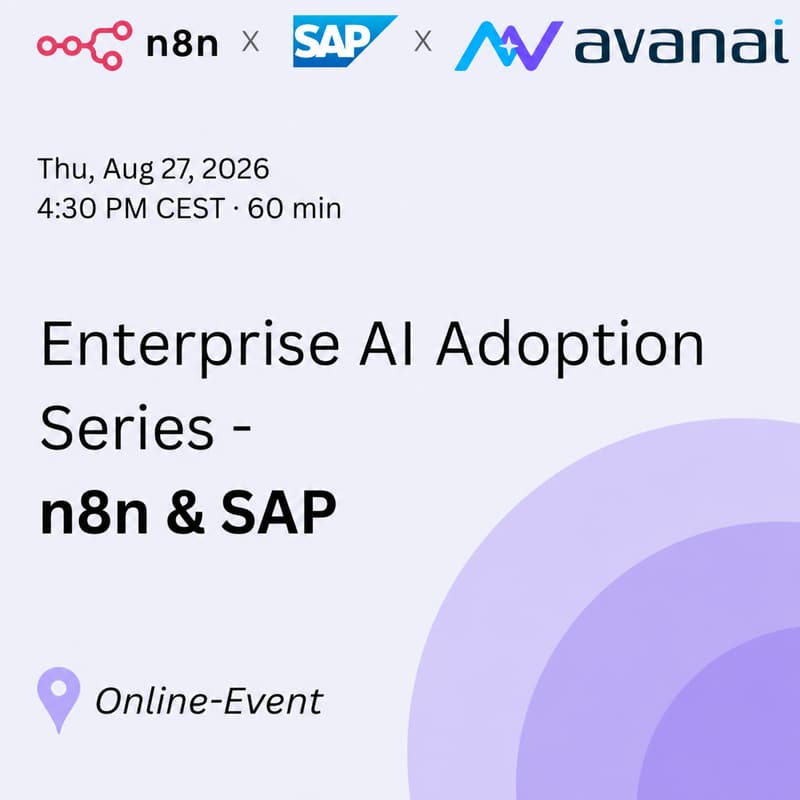 Cover Image for n8n & SAP - start today