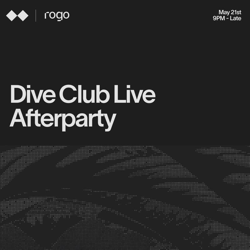 Cover Image for Dive Club LIVE Afterparty hosted by Double Diamond & Rogo