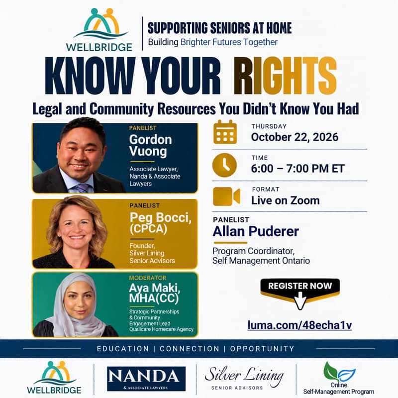 Cover Image for Supporting Seniors & Caregivers: Know Your Rights Legal, and Community Support You Didn't Know You Had