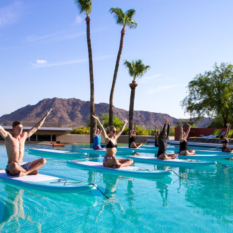 Cover Image for Balance in Motion - Sunrise Paddleboard Yoga & Pilates