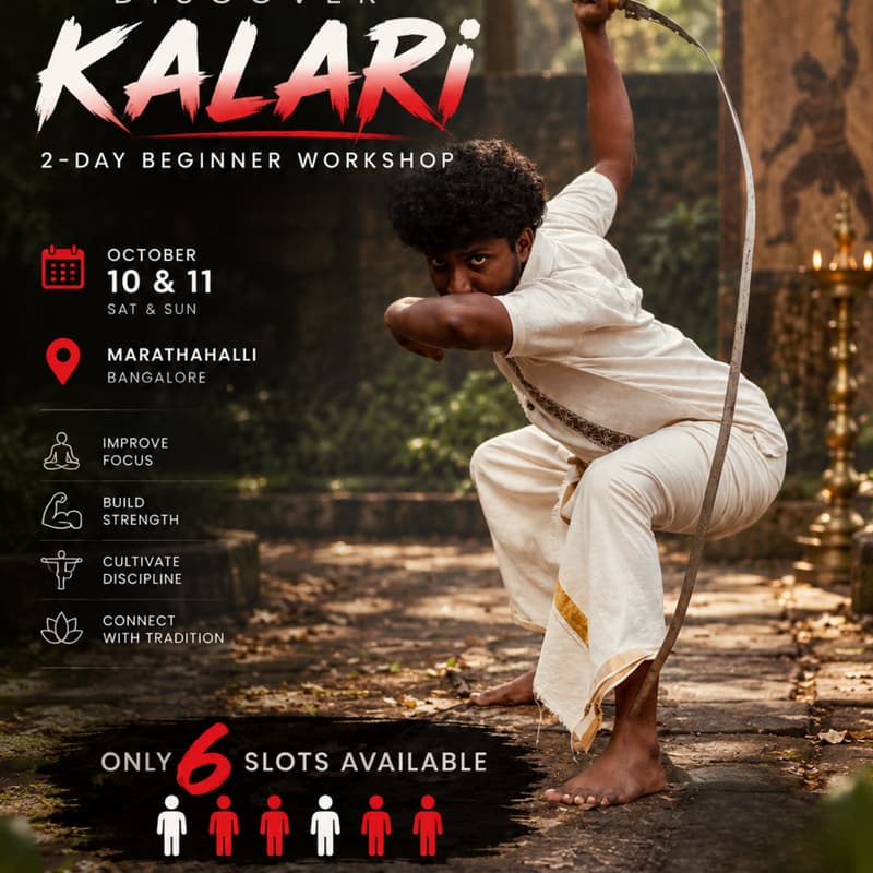 Cover Image for Discover Kalari : A 2-Day Beginner Workshop