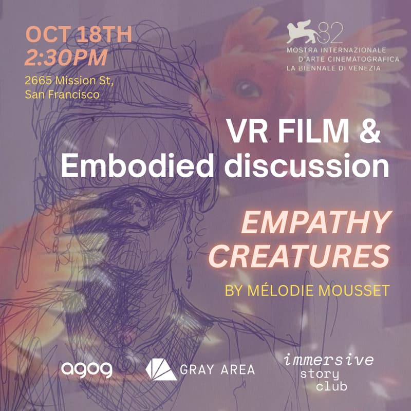 Cover Image for empathy creatures : VR Film & Embodied Discussion