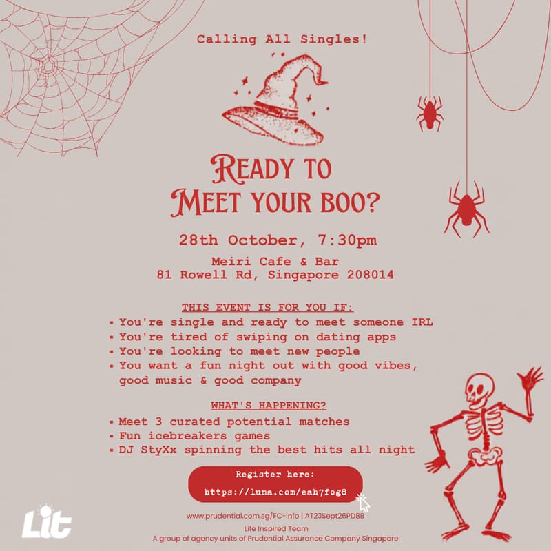 Cover Image for Meet Your Boo: A Halloween Singles’ Mixer
