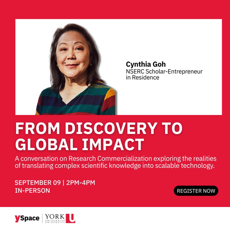 Cover Image for From Discovery to Global Impact: A Conversation on Research Commercialization with Dr. Cynthia Goh