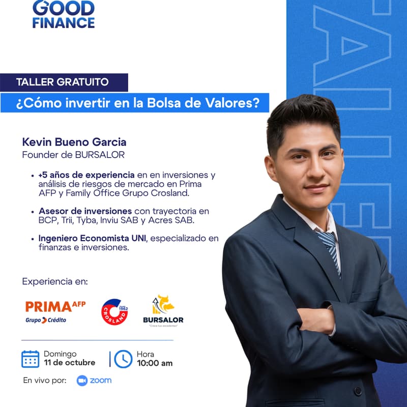 Cover Image for Taller Gratuito: ¿Cómo invertir en la Bolsa de Valores?