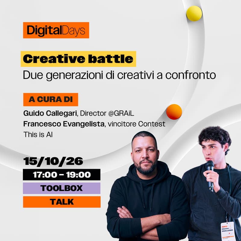 Cover Image for Creative battle - Due generazioni di creativi a confronto