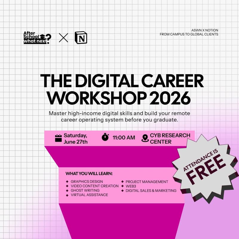Cover Image for The Digital Career Workshop: From Campus To Global Clients