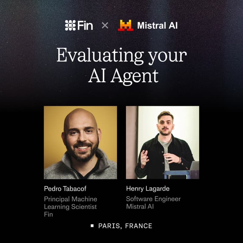 Cover Image for Fin x Mistral AI: Evaluating your AI Agent