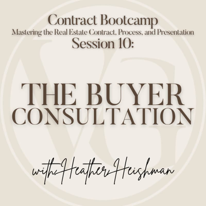 Cover Image for The Buyer Consultation