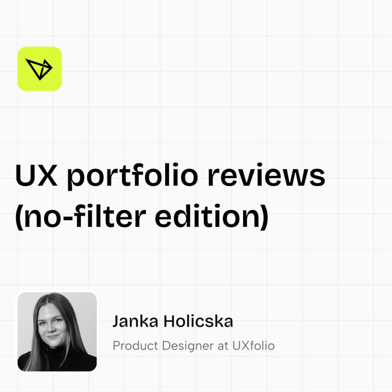 Cover Image for UXfolio | No-Filter UX Portfolio Reviews