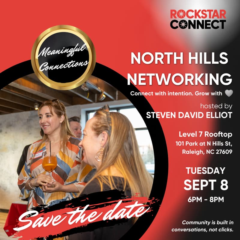 Cover Image for Free North Hills Networking Rockstar Connect Event (September)