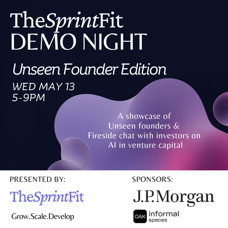 Cover Image for TheSprintFit Demo Night - Unseen Founder Edition