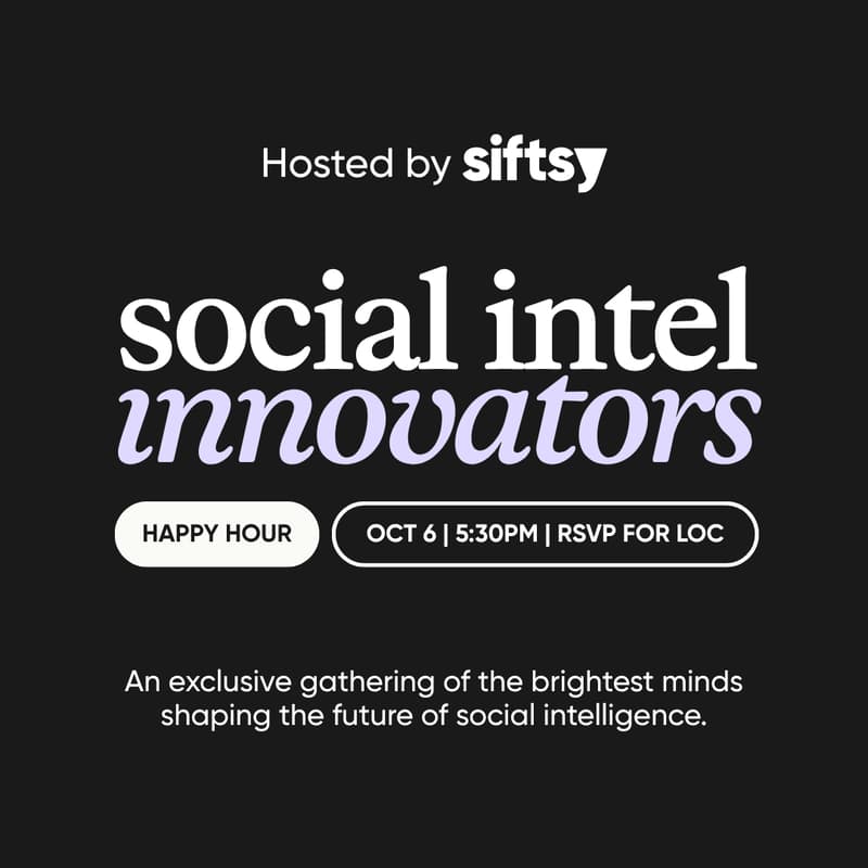 Cover Image for Social Intel Innovators Happy Hour - Advertising Week