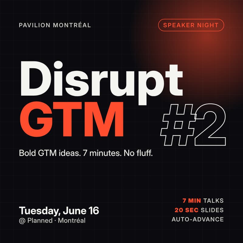 Cover Image for DISRUPT GTM #2