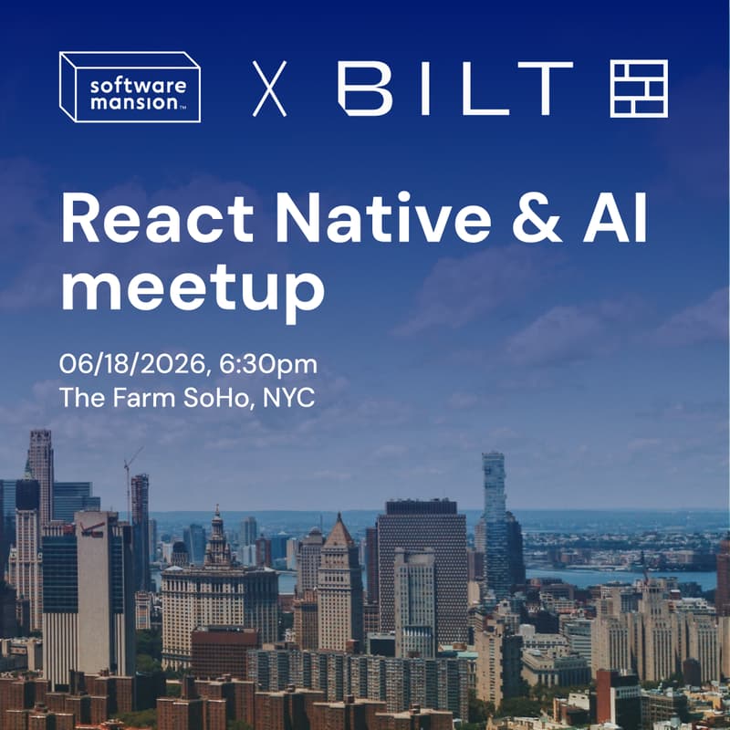 Cover Image for React Native & AI meet-up by Software Mansion