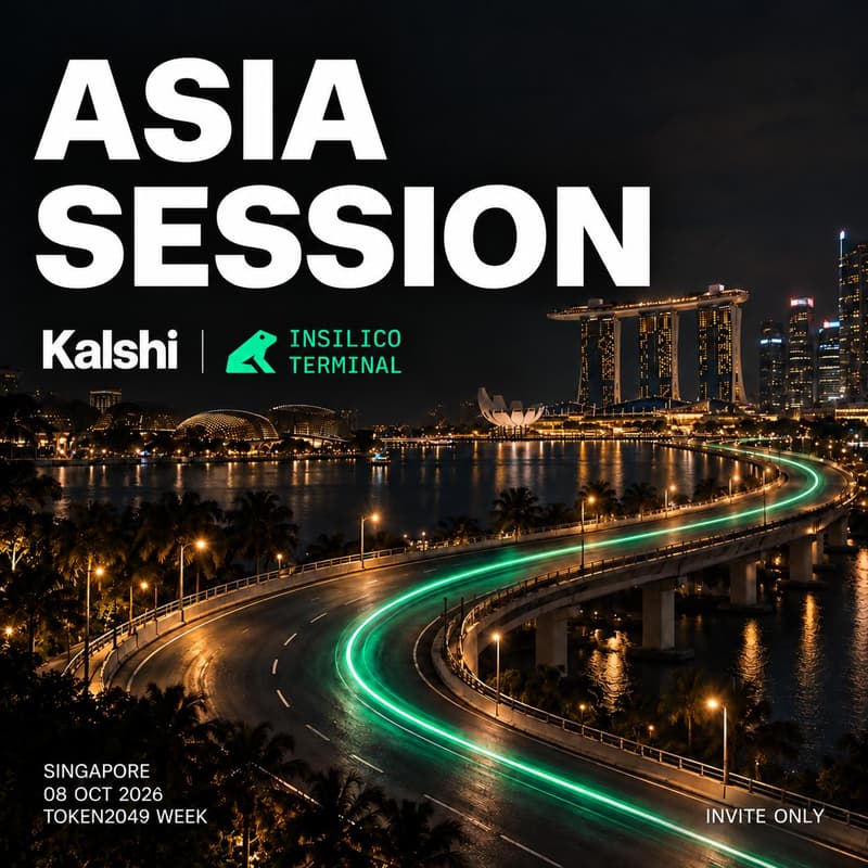Cover Image for Kalshi x Insilico Terminal | Asia Session @ TOKEN2049