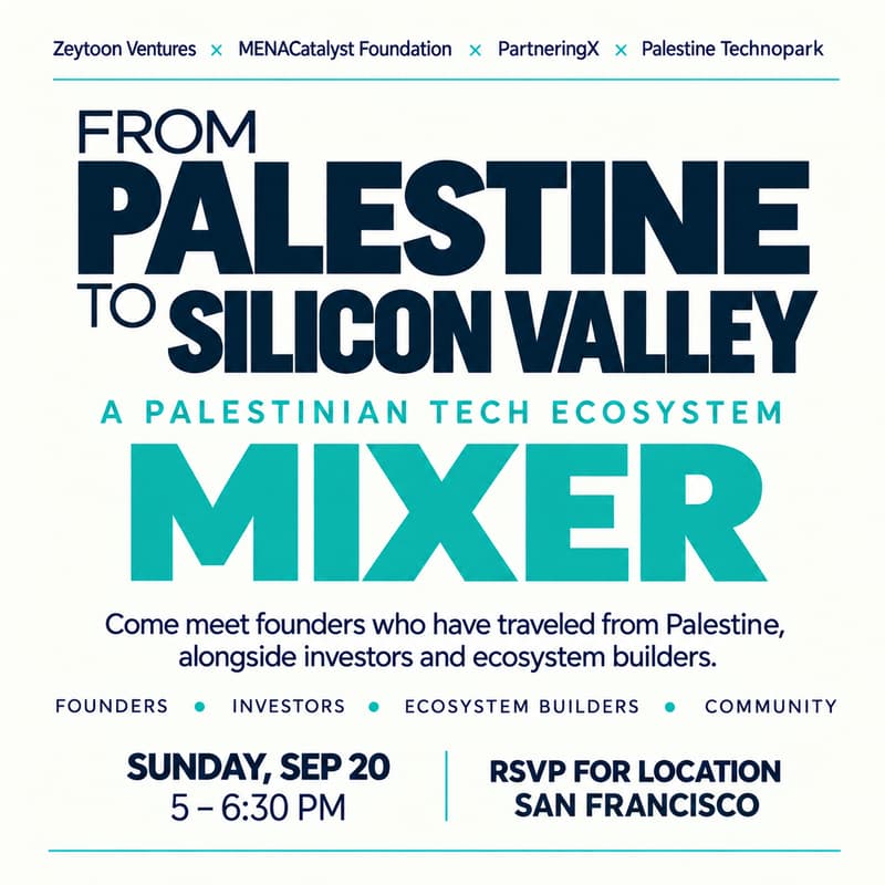 Cover Image for Palestine To Silicon Valley Mixer
