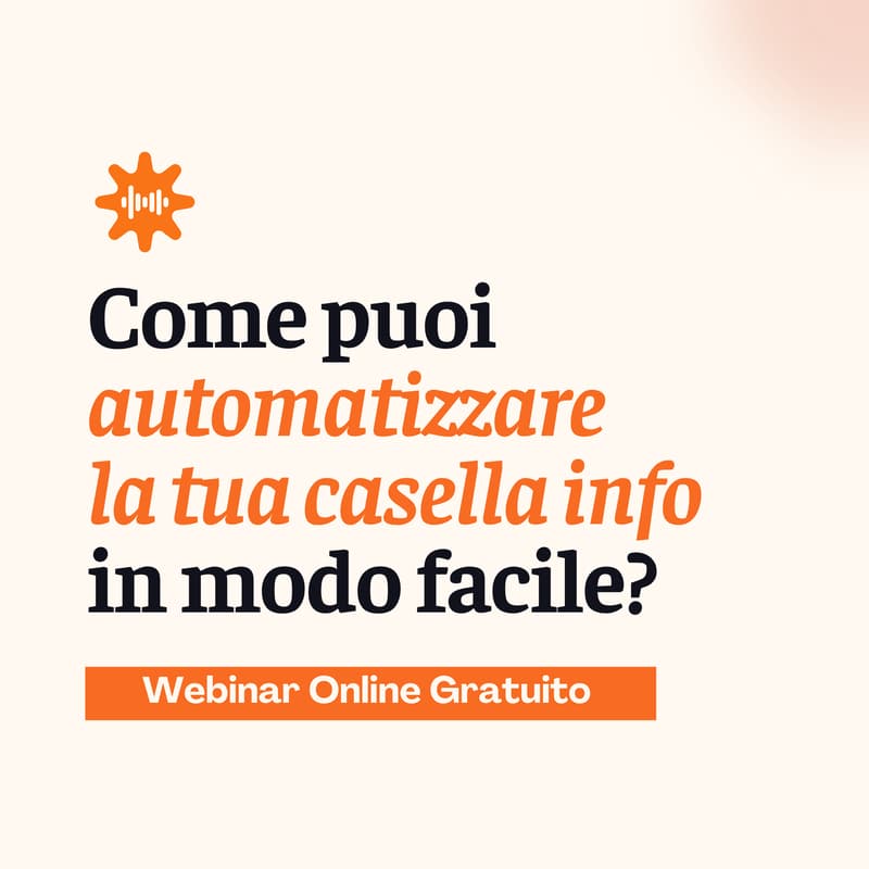 Cover Image for Come puoi automatizzare la tua tua casella info@ in modo facile?