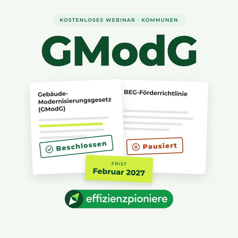Cover Image for GModG beschlossen und BEG-Förderung pausiert: Was Kommunen in Baden-Württemberg jetzt vor Februar 2027 tun sollten