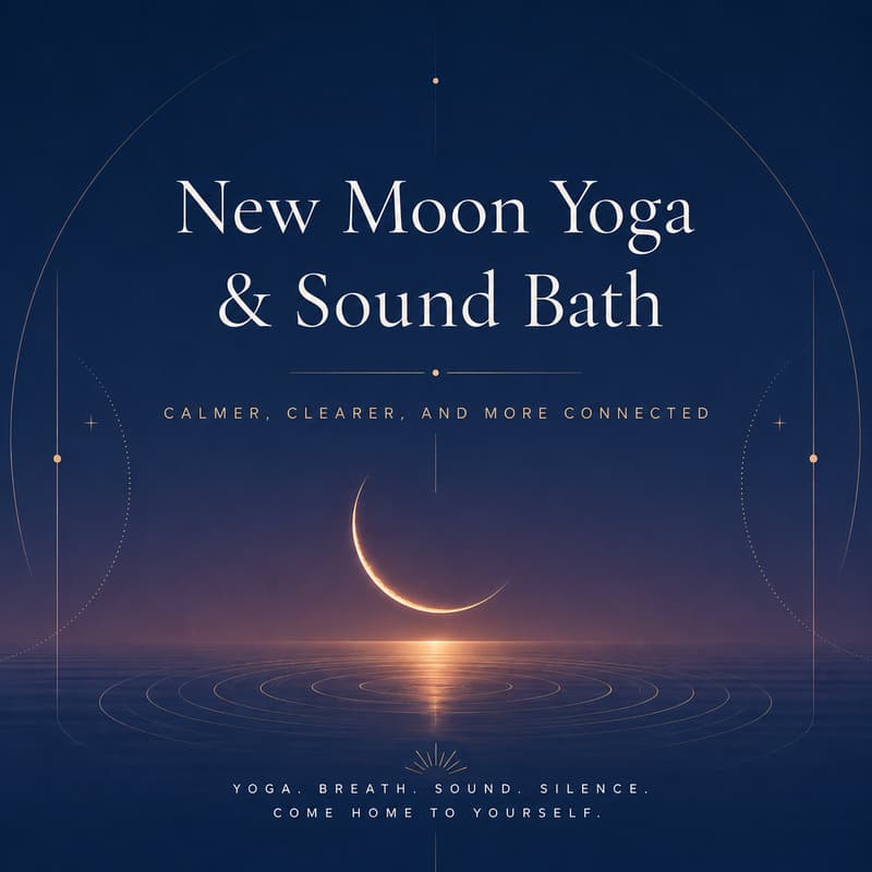 Cover Image for New Moon Yoga & Sound Bath