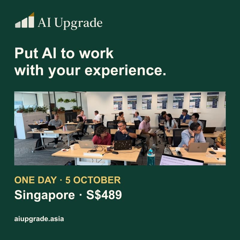 Cover Image for AI Upgrade: Put AI to Work — One-Day Workshop