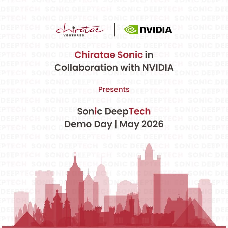 Cover Image for Chiratae Sonic DeepTech Demo Day in collaboration with NVIDIA