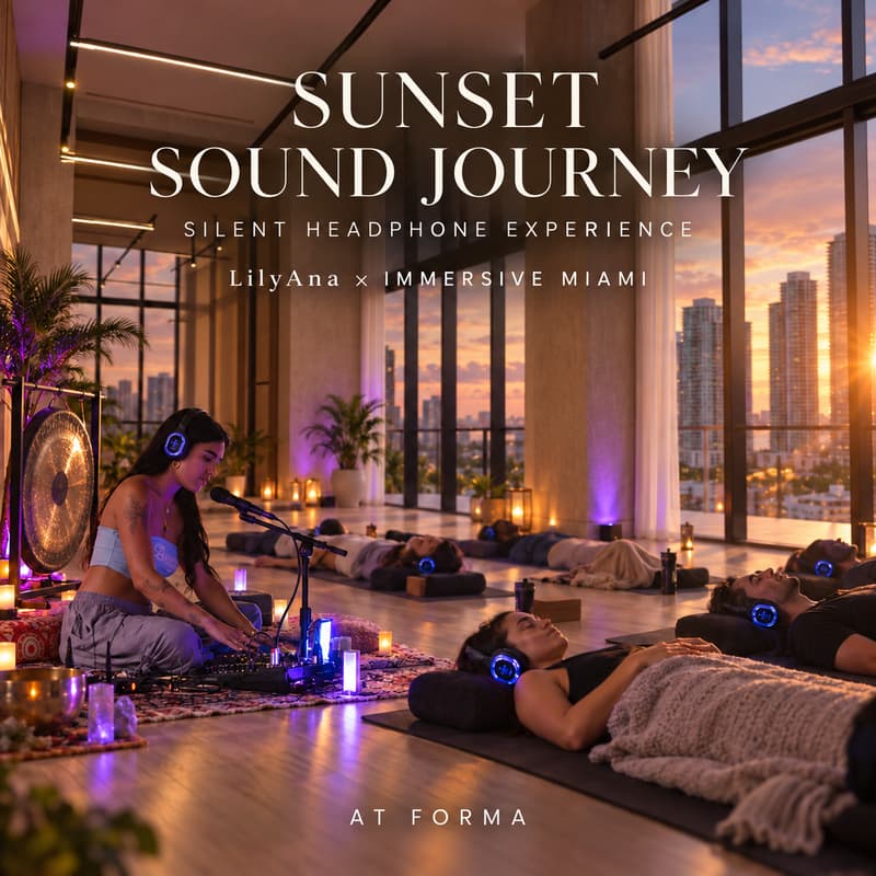 Cover Image for Sunset Sound Journey at Forma Miami with LilyAna