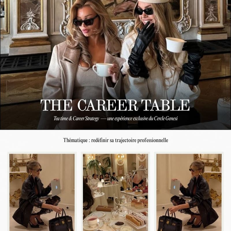 Cover Image for #1 THE CAREER TABLE : Tea time & Career Strategy