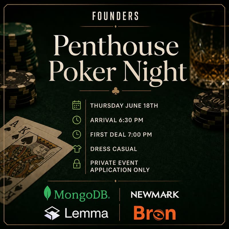Cover Image for Founders Penthouse Poker Night