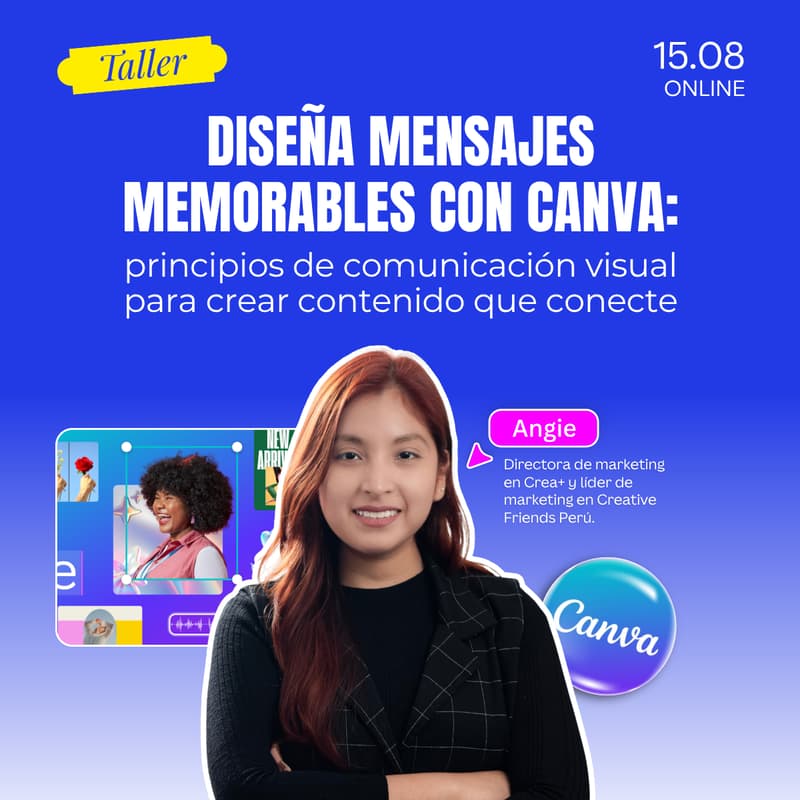 Cover Image for Diseña mensajes memorables con Canva: comunicación visual que conecta