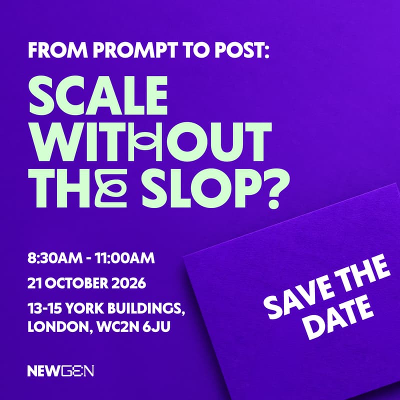 Cover Image for From Prompt to Post: Scale Without The Slop?