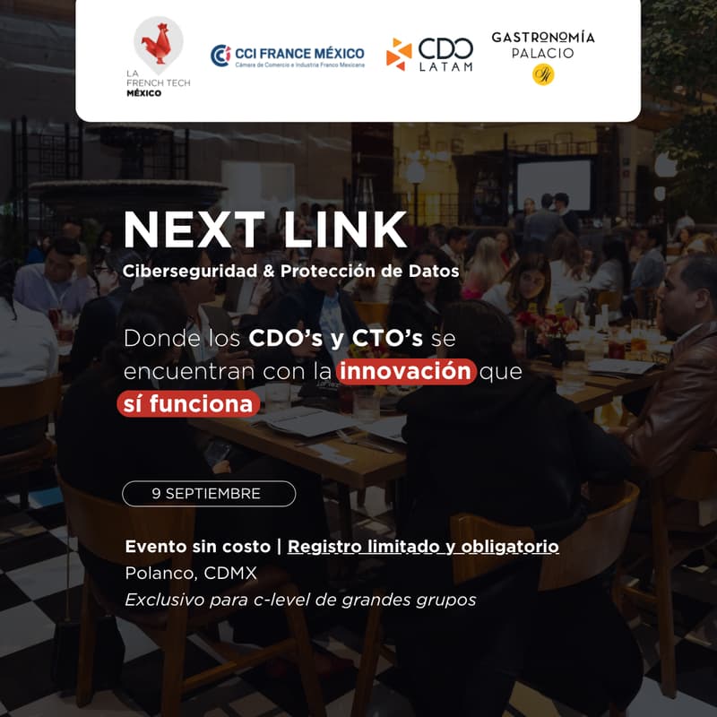 Cover Image for Next Link CDO's & CTOS's - Innovación que sí funciona