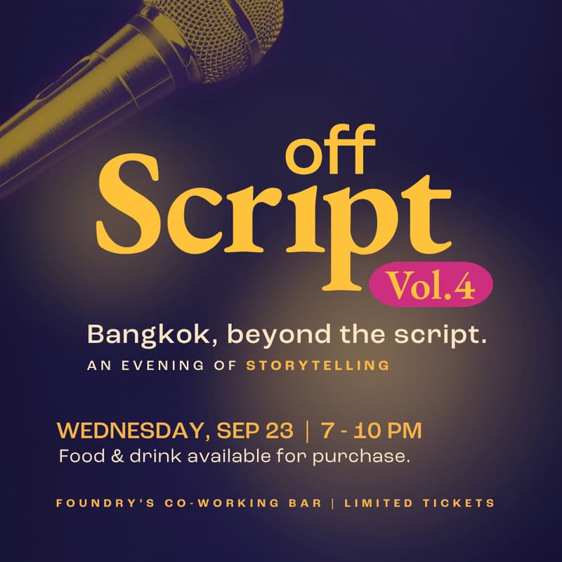 Cover Image for Off Script - An Evening of Storytelling