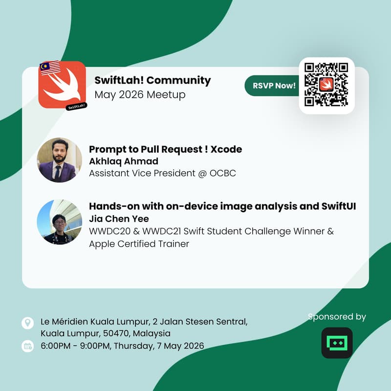 Cover Image for SwiftLah! Community May 2026 Meetup