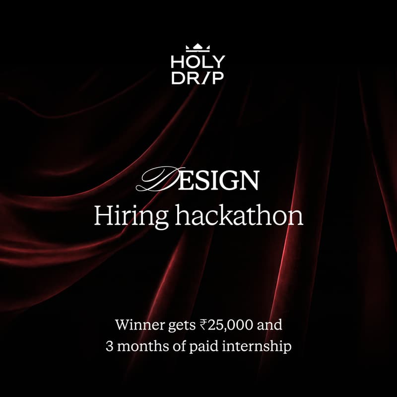 Cover Image for Design Hackathon with Holydrip
