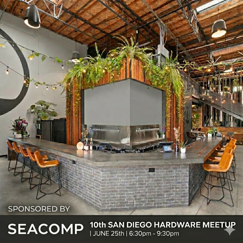 Cover Image for 10th San Diego Hardware Meetup | The Road to Scale: San Diego's Zero-to-One Hardware Story