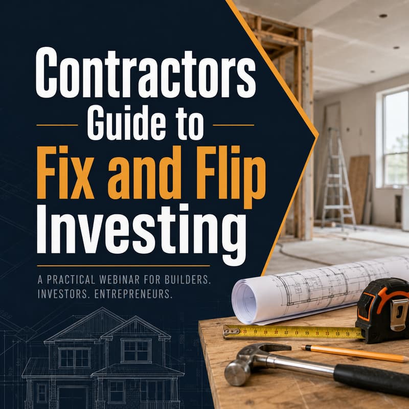 Cover Image for Contractors Guide to Fix and Flip Investing