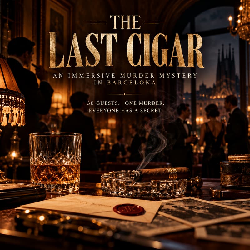 Cover Image for THE LAST CIGAR - Murder Mystery
