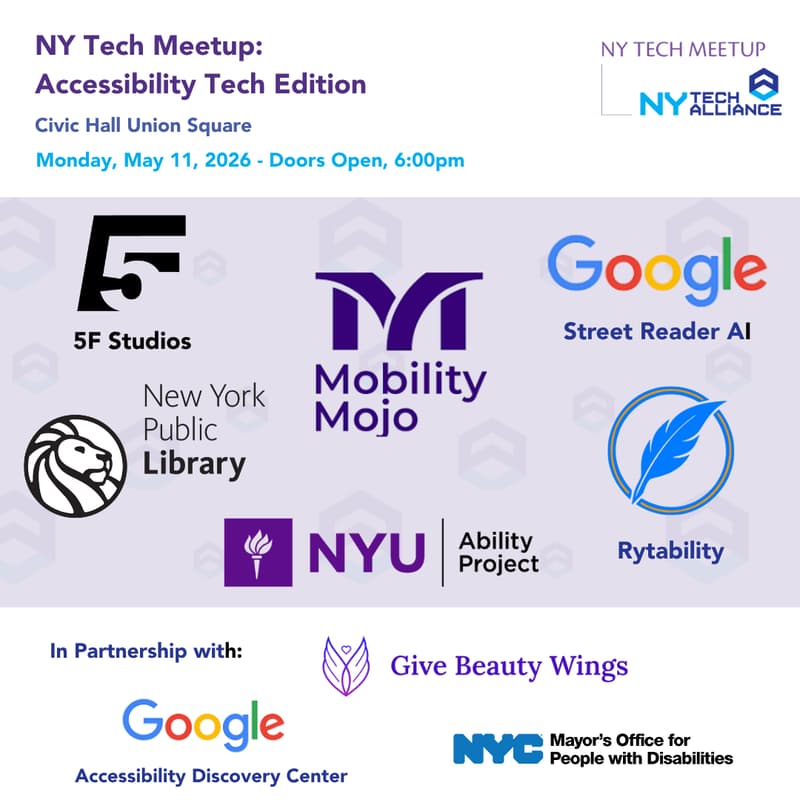 Cover Image for NY Tech Meetup: Accessibility Edition