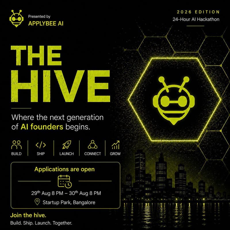 Cover Image for The Hive | ApplyBee Hackathon 2026 β AI Builder Sprint