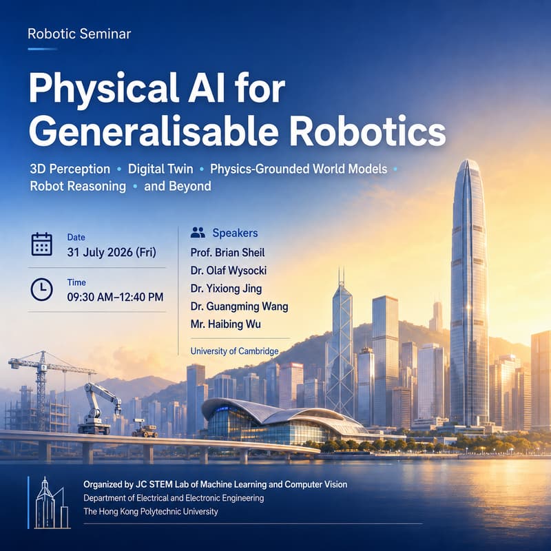 Cover Image for Robotics Seminar, Embodied AI, HK 香港