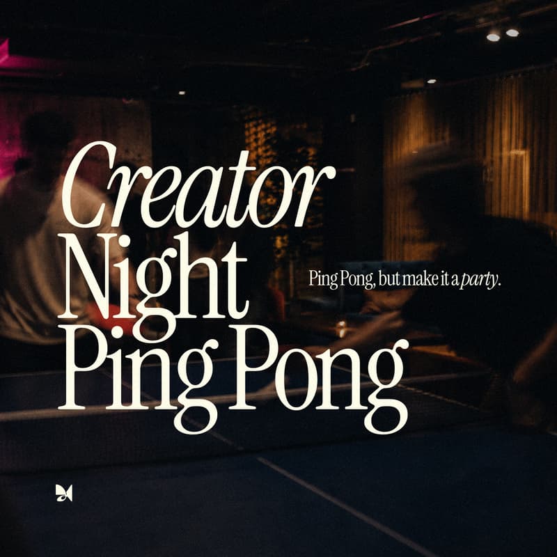 Cover Image for ping pong but make it a party